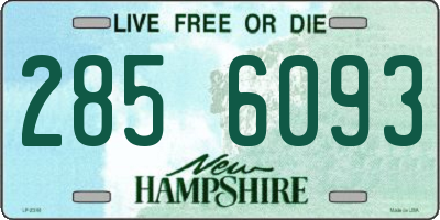 NH license plate 2856093