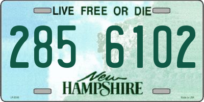 NH license plate 2856102