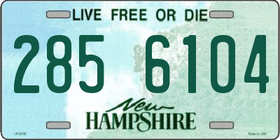 NH license plate 2856104