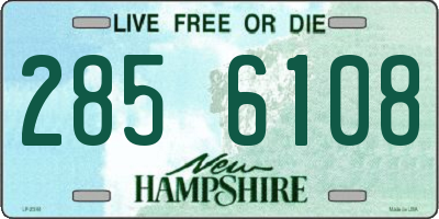 NH license plate 2856108