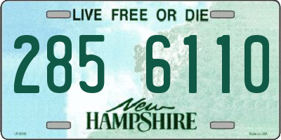 NH license plate 2856110
