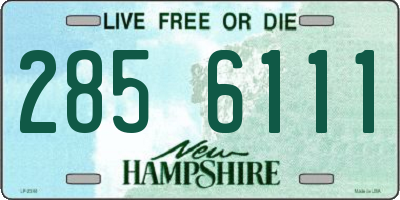 NH license plate 2856111