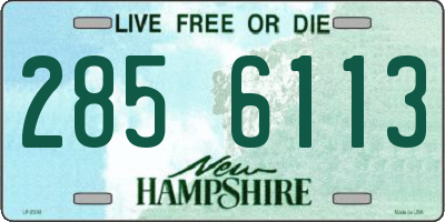 NH license plate 2856113