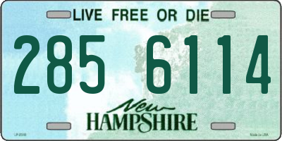 NH license plate 2856114