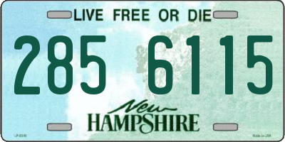 NH license plate 2856115