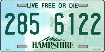 NH license plate 2856122