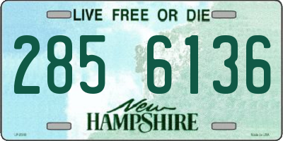 NH license plate 2856136
