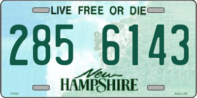 NH license plate 2856143