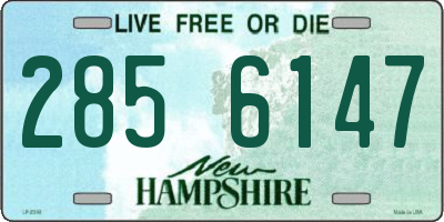 NH license plate 2856147