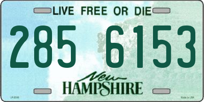 NH license plate 2856153