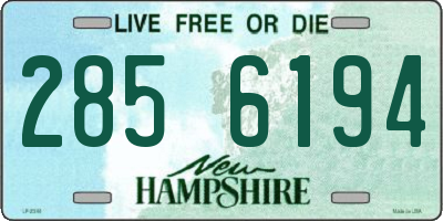 NH license plate 2856194
