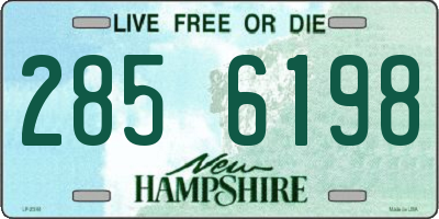 NH license plate 2856198