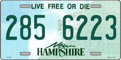 NH license plate 2856223