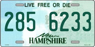 NH license plate 2856233