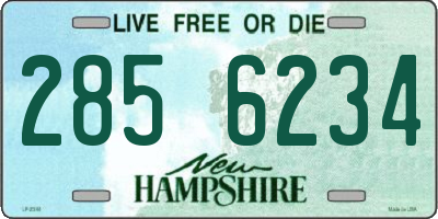 NH license plate 2856234