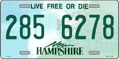 NH license plate 2856278