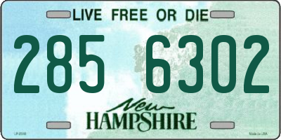 NH license plate 2856302