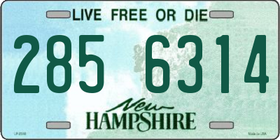 NH license plate 2856314
