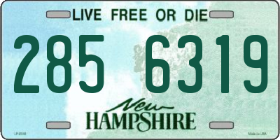 NH license plate 2856319