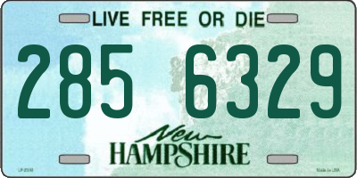NH license plate 2856329