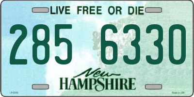 NH license plate 2856330