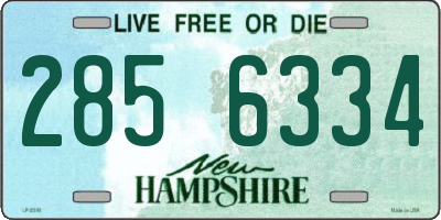 NH license plate 2856334