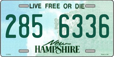 NH license plate 2856336