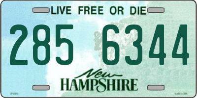 NH license plate 2856344