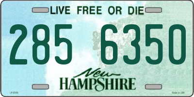 NH license plate 2856350