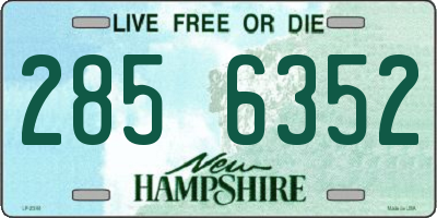 NH license plate 2856352