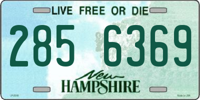 NH license plate 2856369