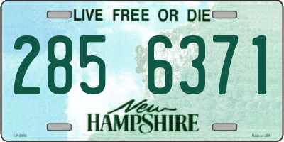 NH license plate 2856371