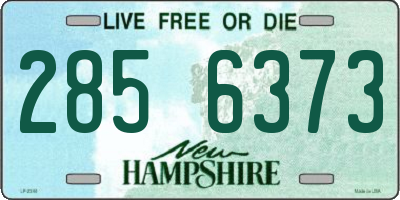 NH license plate 2856373