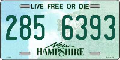 NH license plate 2856393