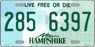 NH license plate 2856397