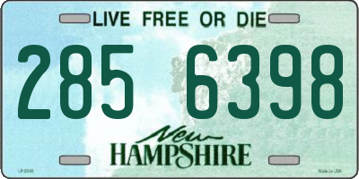NH license plate 2856398