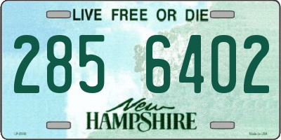 NH license plate 2856402