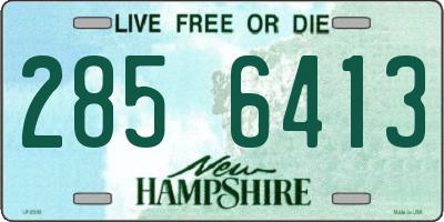 NH license plate 2856413