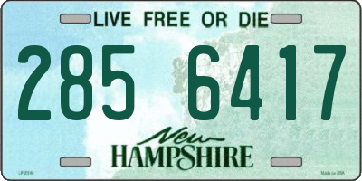 NH license plate 2856417