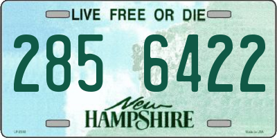NH license plate 2856422