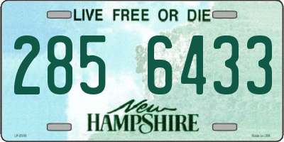 NH license plate 2856433