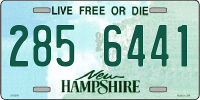 NH license plate 2856441