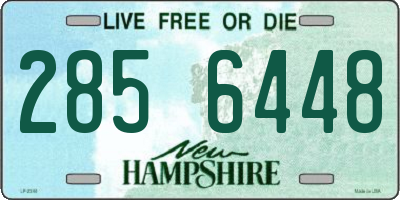 NH license plate 2856448