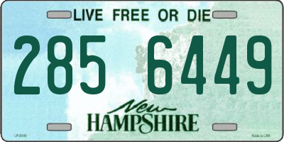 NH license plate 2856449