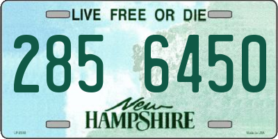 NH license plate 2856450