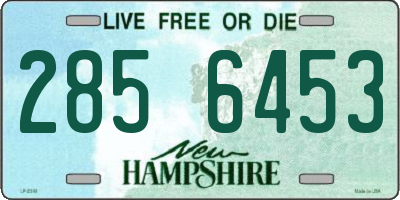 NH license plate 2856453
