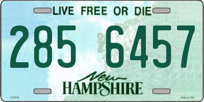 NH license plate 2856457