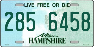 NH license plate 2856458
