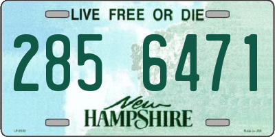 NH license plate 2856471