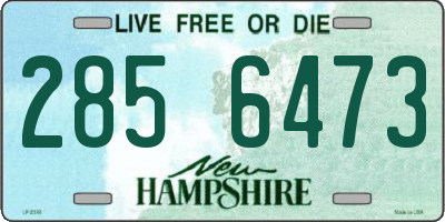 NH license plate 2856473